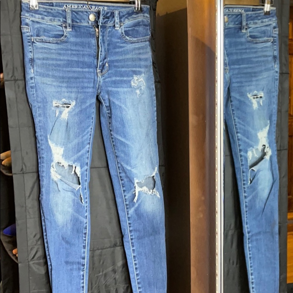 American eagle Ripped Jeggings